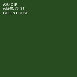 #284C1F - Green House Color Image
